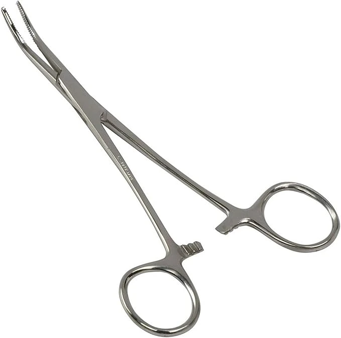 MABIS Precision Kelly Forceps Locking Tweezers Clamp