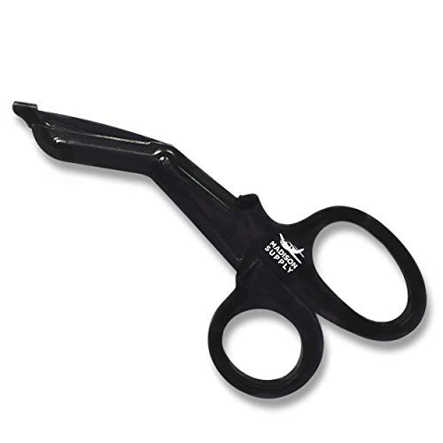 'Madison 7.5' Premium Stainless Steel Nurse Scissors with Non-Stick Blades, Fluoride-Coated